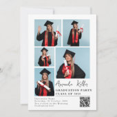 Uitnodiging moderne Graduation Party (Voorkant)