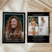 Uitnodiging moderne Graduation Party