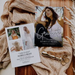 Uitnodiging moderne Graduation Party