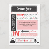 Uitnodiging Modeshow (Voorkant)