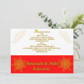 Uitnodiging: monster 1 kaart (Staand voorkant)