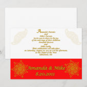 Uitnodiging: monster 1 kaart (Voorkant / Achterkant)