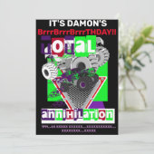 UITNODIGING MONSTER TRUCK VERJAARDAG (Staand voorkant)