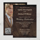 Uitnodiging Moody's Elegance Trouwfeest Sjabloon D (Voorkant / Achterkant)