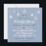 Uitnodiging mooie kerstboomfeest in Seashell<br><div class="desc">Deze mooie kerstboomfeestuitnodiging aan de kust heeft een vleiend gevoel aan de kust. De boom bestaat uit vele verschillende schelpen en heeft hangende ornamenten van zeesterren met een striamblauwe en witte achtergrond. Ideaal voor elke feestdag. Met de hand getekende illustratie door McBooboo.</div>