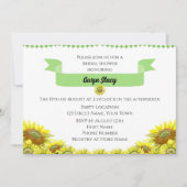 Uitnodiging Mooie Zonnebloem (Voorkant)