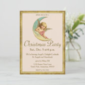  uitnodiging Moon Angel (Staand voorkant)