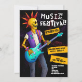 Uitnodiging muziekfestival (Voorkant)