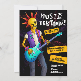 Uitnodiging muziekfestival