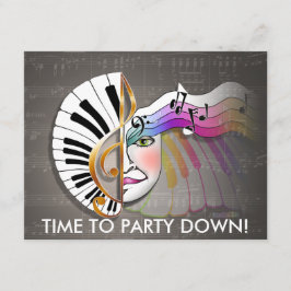 Uitnodiging - Muziekmasker