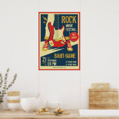 Uitnodiging muziekreeftenconcert in Retro Poster (Keuken)