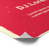 Uitnodiging muziekreeftenconcert in Retro Poster (Hoek)