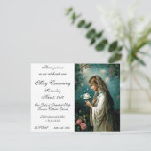 Uitnodiging: Mystiek Roos Kaart (Staand voorkant)