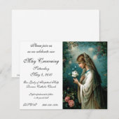 Uitnodiging: Mystiek Roos Kaart (Voorkant / Achterkant)