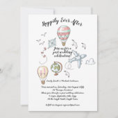 Uitnodiging na de bruiloftsreceptie - Happily Ever (Voorkant)