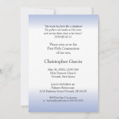 Uitnodiging naam kind eerste gemeenschap Kh (Achterkant)