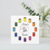 Uitnodiging naar je Studio!  (Staand voorkant)