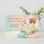 Uitnodiging najaar Boekenclub (Staand voorkant)