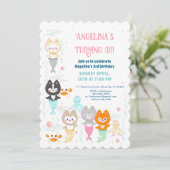 Uitnodiging nautische thema verjaardag. (Staand voorkant)