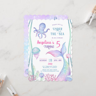 Uitnodiging nautische thema verjaardag.