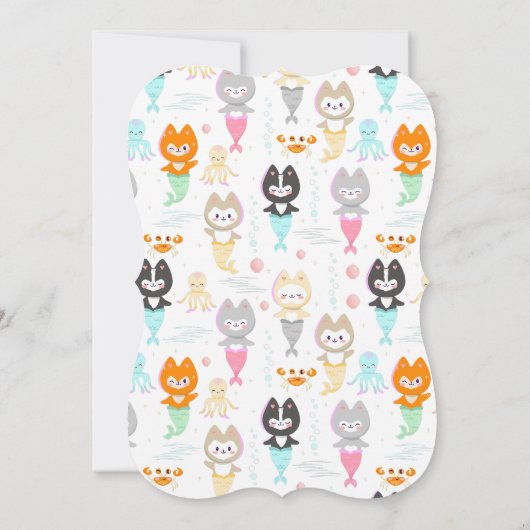 Uitnodiging nautische thema verjaardag. (Achterkant)