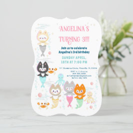 Uitnodiging nautische thema verjaardag.