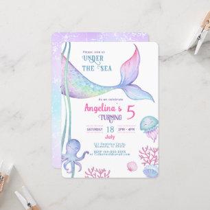 Uitnodiging nautische thema verjaardag.