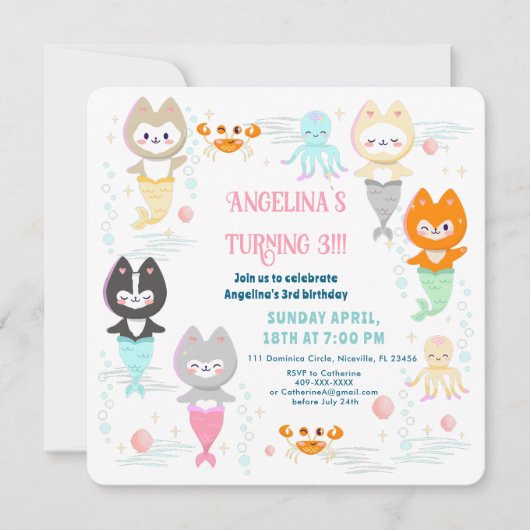 Uitnodiging Nautische Thema Verjaardag. (Voorkant)