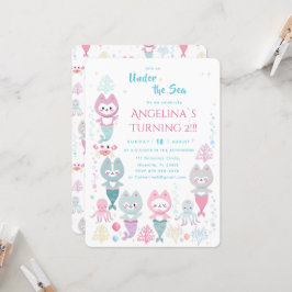 Uitnodiging nautische thema verjaardag.