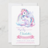 Uitnodiging nautische thema verjaardag. (Voorkant)