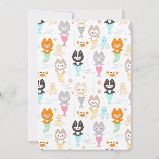 Uitnodiging nautische thema verjaardag. (Achterkant)