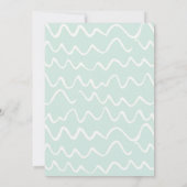 Uitnodiging nautische zeilboot verjaardagsfeest (Achterkant)