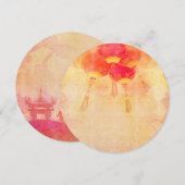 Uitnodiging nieuw jaar Chinees (Voorkant / Achterkant)