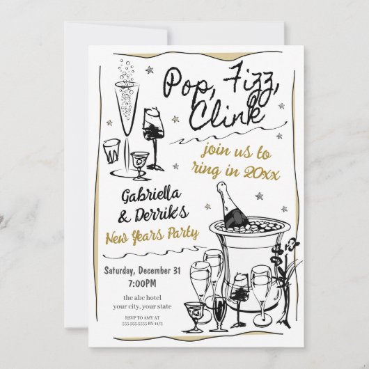 Uitnodiging nieuwe jaren (Voorkant)