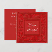 Uitnodiging nieuwe jaren (Voorkant / Achterkant)