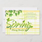 Uitnodiging nieuwe lente (Voorkant)