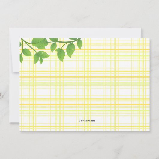 Uitnodiging nieuwe lente (Achterkant)