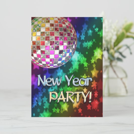 Uitnodiging nieuwjaar (Staand voorkant)