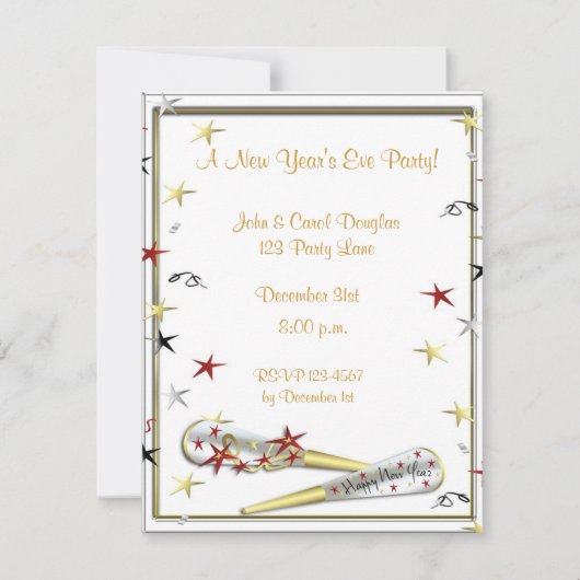 Uitnodiging nieuwjaarsdag (Voorkant)