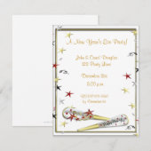 Uitnodiging nieuwjaarsdag (Voorkant / Achterkant)