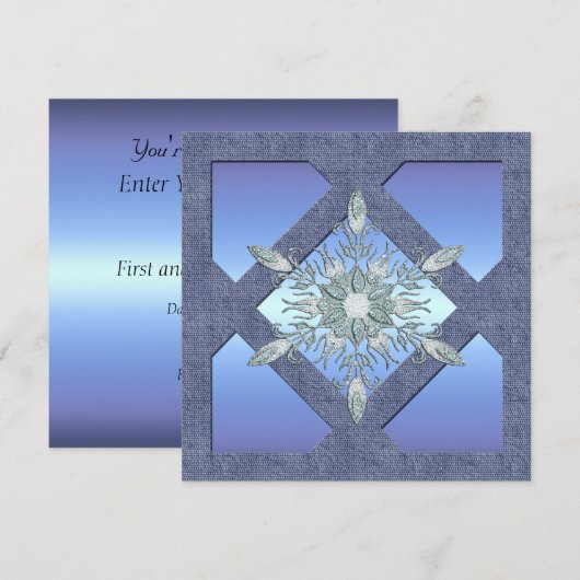 Uitnodiging nieuwjaarsdag (Voorkant / Achterkant)