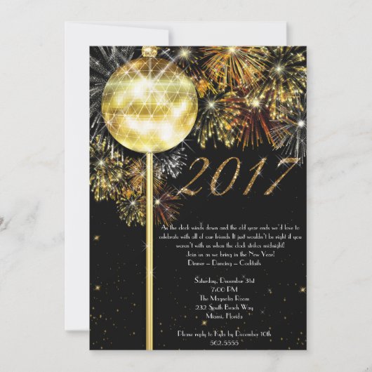 Uitnodiging nieuwjaarsdag, nieuwjaarsdag (Voorkant)