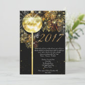 Uitnodiging nieuwjaarsdag, nieuwjaarsdag (Staand voorkant)