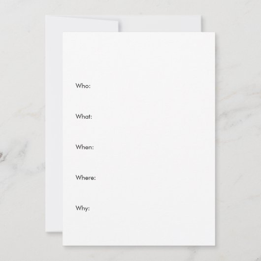 Uitnodiging Noir - een grappig uitnodiging gedicht (Achterkant)