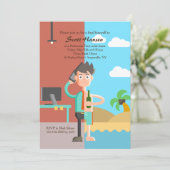 Uitnodiging nu tot pensioen (Staand voorkant)