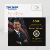 Uitnodiging Obama Inauguration Party (Voorkant / Achterkant)