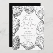 Uitnodiging Oester Openmaken Feest (Voorkant / Achterkant)