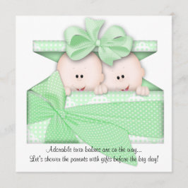 Uitnodiging of bekendmaking van het Baby shower Gr