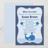 Uitnodiging om Baby shower uit te oefenen op de sc (Voorkant / Achterkant)