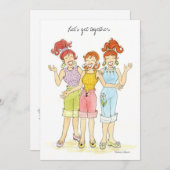 Uitnodiging om Bar-B-Q samen te voegen (Voorkant / Achterkant)